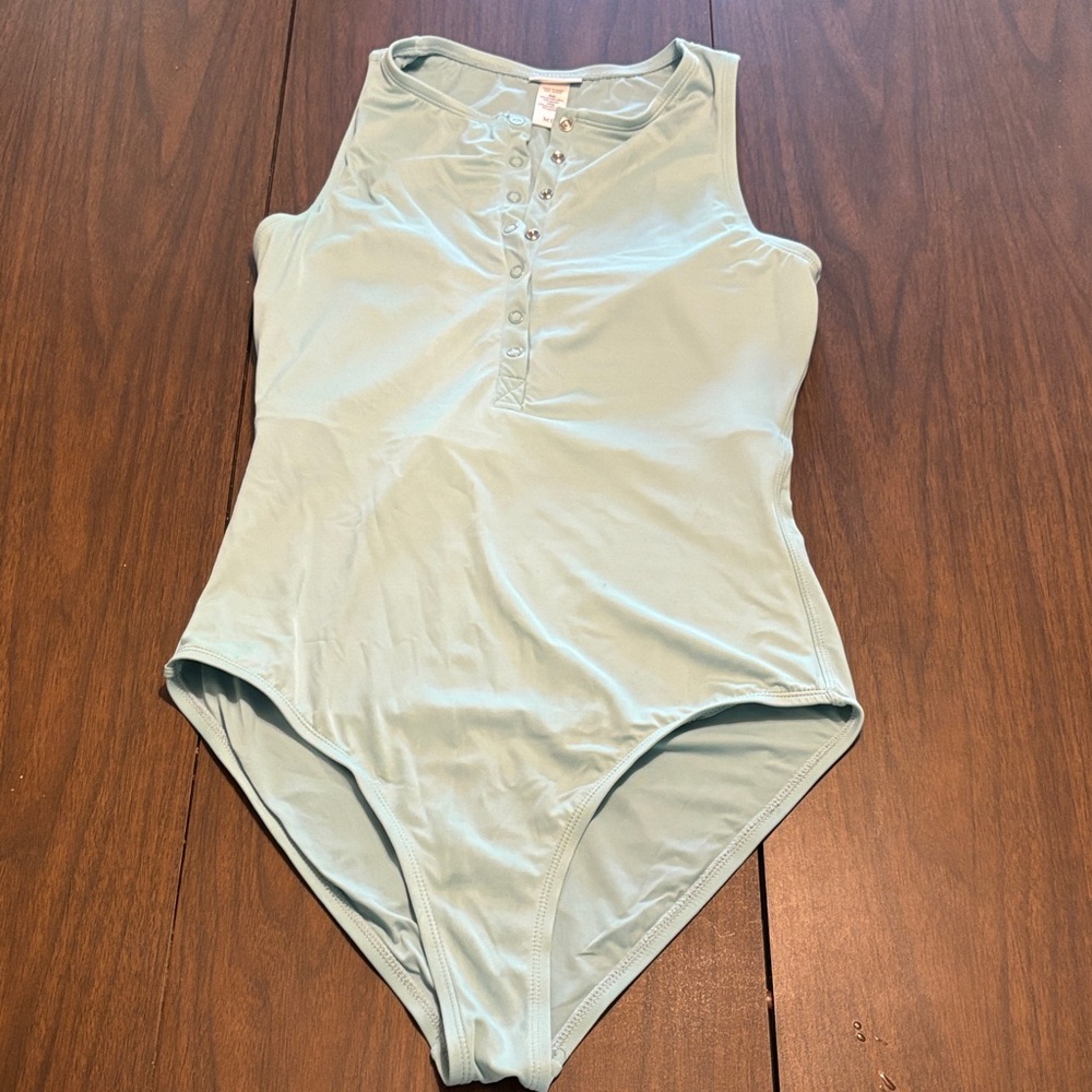 Andie Swim Malibu Swimsuit Aqua Medium Tall